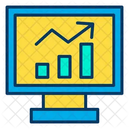 Monitor graph  Icon