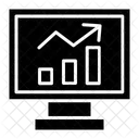 Monitor Graph Web Analysis Online Monitoring System Icon