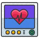 Heartbeat Heart Monitor Icon