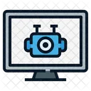 Monitor Artificial Intelligence Intelligence Icon