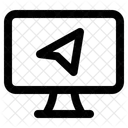 Monitor Navigation Location Icon