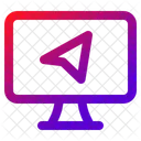 Monitor Navigation Location Icon