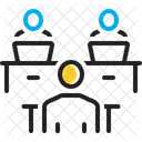 Monitor Observe Moralize Icon