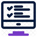 Monitor Screen Display Icon