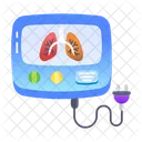 Monitor Ventilator Respiratory Icon