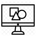 Monitor Computer Screen Icon
