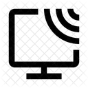 Monitor Signal Network Icon