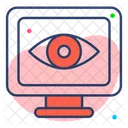 Monitor View Computer Icon