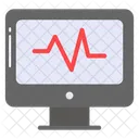 Monitraning Lcd Ecg Icon