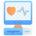 Monitor Monitoring Computer Icon