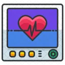 Latido Del Corazon Corazon Monitor Icono