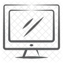 Monitor De Pantalla Computadora Lcd Icon