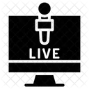 Monitor Live  Icon