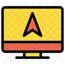 Monitor Direction Arrow Navigation Arrow Icon