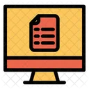 Monitor Notes Learning Icon