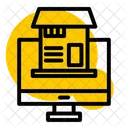 Monitor online shop  Icon