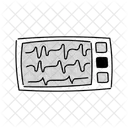 Ilustracao De Monitor De Paciente De Meio Tom Monitor De Paciente Medico Ícone