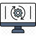 Pantalla Del Monitor Icono