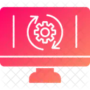 Pantalla Del Monitor Icono