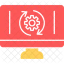 Pantalla Del Monitor Icono