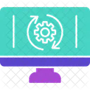 Pantalla Del Monitor Icono