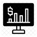 Monitor De Pantalla Analisis Grafico Icono