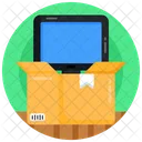 Monitor Delivery Monitor Package Monitor Parcel Icon