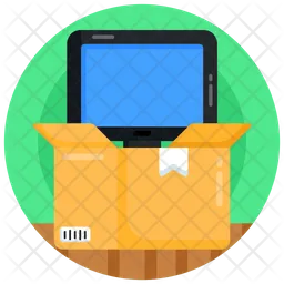 Monitor Parcel  Icon