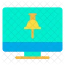 Monitor Pin  Icon