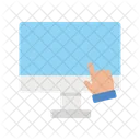 Monitor pointer hand  Icon
