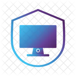 Monitor Security Shield  Icon