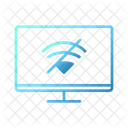Sem Monitor Wifi Smarthome Tecnologia Ícone