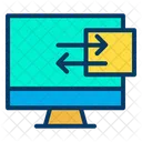 Folder Monitor Computer Icon
