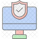 Monitor Shield Protection Icon