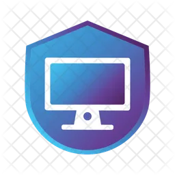 Monitor Shield  Icon