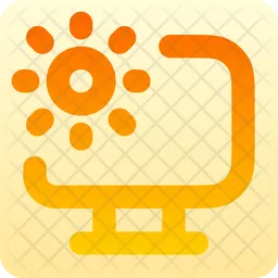 Monitor-sun  Icon