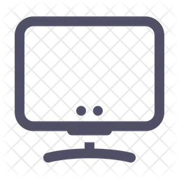 Monitor de televisão  Ícone