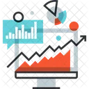 Monitoraggio Sistema Grafico Icon