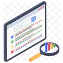 Controllo Dei Dati Monitoraggio Dei Dati Valutazione Dei Dati Icon