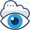 Visivo Monitoraggio Cloud Icon