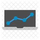 Monitoramento Labtop Chart Seo Web Seo Web Icon