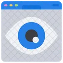 Monitoramento Visualizacao Visao Ícone