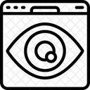 Monitoramento Visualizacao Visao Ícone