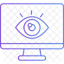 Monitoramento Foco Analise Ícone