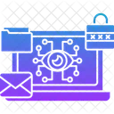Monitoramento cibernético  Ícone