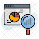 Monitoramento de dados  Ícone