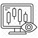 Monitoramento De Dados Visualizacao De Graficos Analise De Dados Ícone