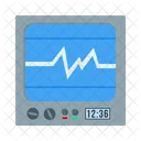 Ecg Monitoramento Monitorar Icon