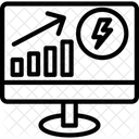 Monitoramento De Economia De Energia Ícone