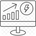 Monitoramento De Economia De Energia Ícone